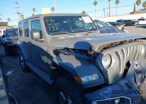 2018 Jeep Wrangler Unlimited Sahara 4X4 from USA, damaged, VIN 1C4HJXEG0JW256443